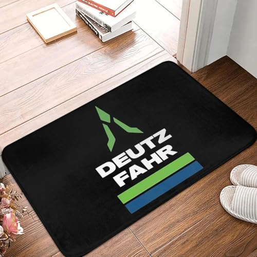 CWCMZDH Deutz-Fahr-Logo Merchandise, Non-Slip Fußmatte Boden Matte Teppich für Küche, Eingang, Zuhause Badezimmer Wohnzimmer-Footpad-Matten
