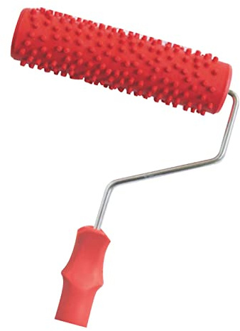 Jugutyeg 7 Zoll Pinselhülle mit Geprägtem Blumenmuster, DIY Und Deckenroller, DIY Dekorationswerkzeug mit Griff, Stil 6