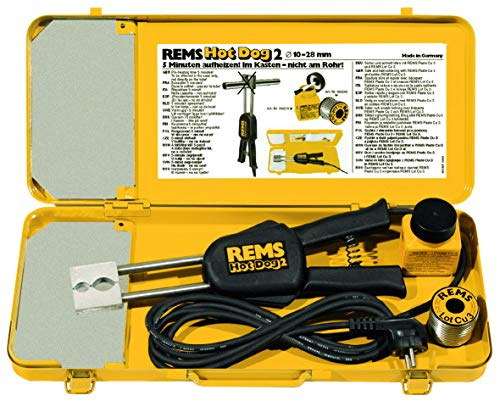 Rems Hot Dog 2 Elektrische Lötzange, Kupfer, Durchmesser 10-28 mm
