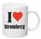 Reifen-Markt Kaffeetasse I Love Stromberg Keramik Höhe 9,5cm ? 8cm in Weiß