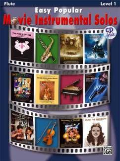 Verlag Alfred Music Publishing GmbH Easy Popular Movie Instrumental Solos - arrangiert für Querflöte - mit CD [Noten/Sheetmusic]