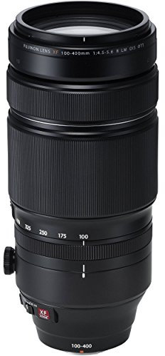 Fujifilm Fujinon XF 100-400mm F4.5-5.6 R LM OIS WR Obiettivo Super Zoom, Stabilizzatore Ottico OIS, Resistente Intemperie, Attacco X Mount, Nero
