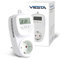 VIESTA® TH10 Thermostatstecker für die Steckdose 230V – Temperaturschalter mit digitaler Temperaturanzeige – Steckdosenthermostat für Infrarotheizung & Heizpaneele – Thermostat Temperaturregler