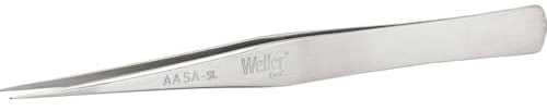 Weller Erem AASASL Precision Tweezers with Fine, Robust Tips for Standard Applications, 127 mm