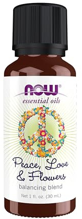 NOW Essential Oils, Peace, Love and Flowers, Sweet Floral Blend, 1 fl. oz