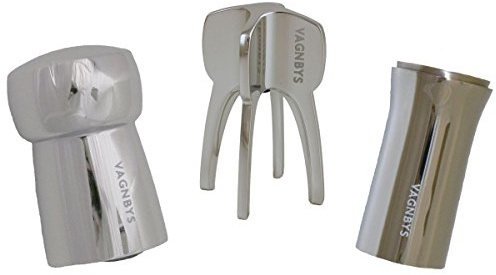 Vagnbys 3er Master-Set Champagne, Twister, Pourer und Stopper | VA-434116 | 4897032180932