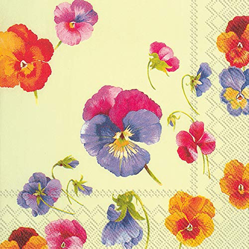 Boston International Papierservietten 6.5 x 6.5-Inches Paulina Light Green
