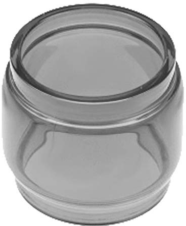 RUIYITECH 2 Stück Glasröhrchen für Smok TFV12 Prince Ersatzbirne Tank Pyrex-Glasröhre (schwarz)
