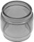 RUIYITECH 2 Stück Glasröhrchen für Smok TFV12 Prince Ersatzbirne Tank Pyrex-Glasröhre (schwarz)
