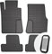 moto-MOLTICO Gummimatten Auto, 4-teiliges Set, Allwetter Gummi Fußmatten, Antirutsch & Wasserfest Autoteppiche - passend für Ford Mustang 2004-2014