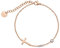 Kistanio Damen Armband Brilliant Cross Rosegoldfarben KIS-BRA-BRILLCRO-RG