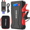 DINKALEN Avviatore Batteria Auto, 12800mAh Portatile Avviatore di Emergenza per Auto/Moto (Motori Fino a 7.0L Benzina/5.5L Diesel), con QC 3.0 e Tipo C, Torcia a LED