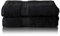 Glart - Set di asciugamani premium in spugna, disponibili in 6 colori e 5 dimensioni, composto da 2 teli doccia da 70x140 cm, nero