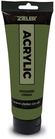Zieler 120ml Acrylic Paints (Hookers Green)