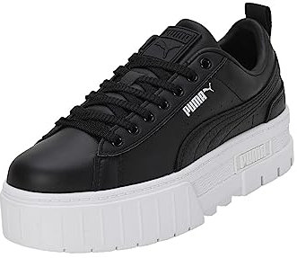 PUMA Mayze Classic Wns, Scarpe da Ginnastica Donna, Black White, 37.5 EU