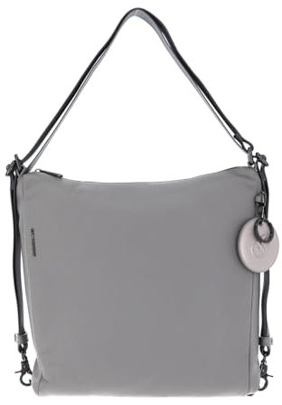 Mandarina Duck Schultertasche Grau (Pearl) Mellow Leather P10fzt72 36 x 33 x 12 (L x H x B)