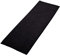 Decomira Badematte rutschfest | Als Badteppich Set kombinierbar | Badezimmer-Teppich Bad-Vorleger waschbar aus Chenille | Duschvorleger für Dusche, Badewannen, WC Deko | Schwarz - 50x150 cm