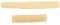 LYWSMSK Unbleached Acoustic Guitar Bone Nut & Saddle Set for YMH LL &A Series Acoustic Guitar 44mm / 75mm