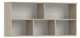 Fabryka Mebli Idźczak Kinderzimmer Wandregal ‎23 x 110 x 50 cm - Fox 09 Wandboard Hängeregal - Kindermöbel - Modernes Design - Sonoma