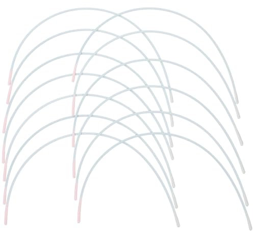 VILLCASE 10 Pairs Carbon Steel Replacement Underwire Stainless Steel Wire Manual Womens Steel Wire Replacement E Cup D Cup Bra Accessories 42