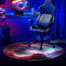 Tapis de Chaise de Jeu RGB 13 Modes D'éclairage LED Anti-Slip Tapis de Sol Roulant sous Le Bureau Faible Encombrement Réduire Le Bruit Tapis Protecteur pour Bois Dur (Color : Style2, Size : 39/1m)