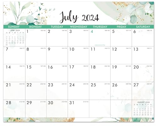 Magnetischer Kalender 2025–2027 – Kalender 2025–2027, magnetischer Kalender für Kühlschrank von Juli 2025 – Jun. 2027, 20,3 x 25,4 cm, 24 monatliche Kühlschrankkalender für Kühlschrank, einfache
