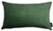 McAlister Textiles Matter Samt Knife Edge | Sofakissen mit Füllung in Moos Grün | 50 x 30cm | erhältlich in 25 Farben | griffester Samt | pralles Samtkissen