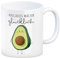 Niedliche Avocado Kaffeebecher mit Spruch Avocados machen glücklich Lustige Avocado Tasse für Veganer Vegetarier Ideal für Frühstück