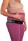 PHYSIOMAT Ceinture Tonic - Noir - Soulage Douleurs - Pour Grossesse, Post-Partum, Sport - Hauteur: 5cm - Pour tailles 36 et moins - Eco-Responsable: Fil Recyclé - Fabriquée en France