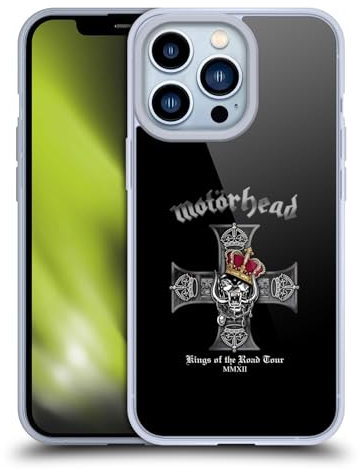Head Case Designs Offizielle Motorhead Kings of The Road Tours Gelhülle [Militärischer Schutzgrad] Kompatibel Mit Apple iPhone 13 Pro Und Kompatibel Mit MagSafe