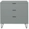 Kommode >Bonnie< in Pine Green matt Lack - 81x80x45cm (BxHxT)