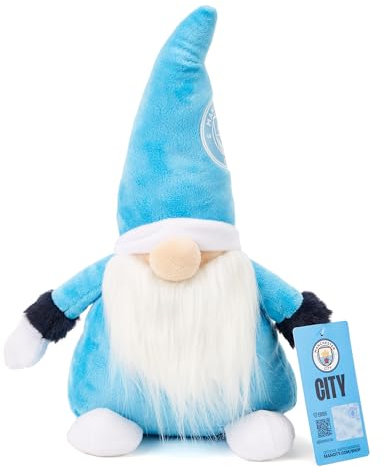 Man City FC Gonk Gnome | 33 cm Officially Licensed Plush, for Adults & Kids | Manchester The Citizens