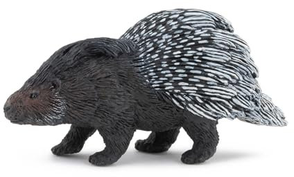 PAPO - Figurine Peinte à la Main - Porc-épic - Animaux de la forêt - à Collectionner - pour Enfants - garçons et Filles - à partir de 3 Ans