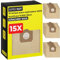 Supply Guy WD3 Beutel kompatibel mit Kärcher WD1 WD2 WD3 MV3 SE4000 4001 4002 Ersatzteile 15 Ersatz Beutel ersetzt 6.959-130.0 (15 Set Staubsaugerbeutel)