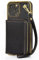 CHNZUX Hülle für iPhone 14 Pro Max/14 Plus/14 Pro/14, Handyhülle Geldbörse aus Leder Band mit Kartenfach, Handykette,Schwarz,14 Plus 6.7''