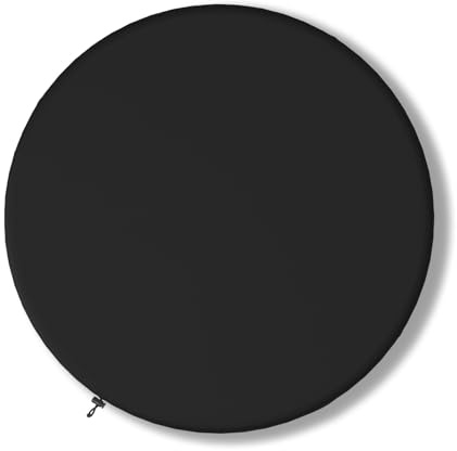 MUTUSHI Dartboard Cover Outdoor Indoor Dartboard Protective Cover Waterproof Dustproof UV Resistant 24 D x 3 H Black