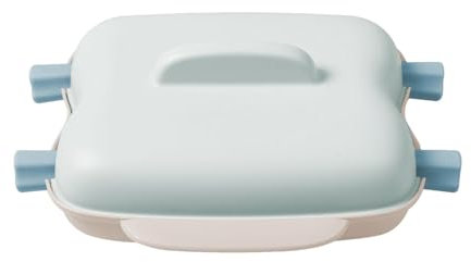 Steamer per verdure, forno a microonde, vapore di mais, fornello portatile per pannocchie di mais, vapore per verdure e pesce con coperchio e manico, piatti di pannocchia per cucinare