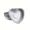 Generico 50 Vaschette Alluminio a forma di CUORE 14x13.5 cm