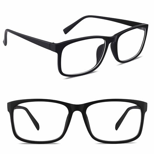 Fake Glasses Women Men Casual Fashion Square Clear Lens Glasses 100% UV400 Protection