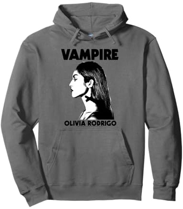 Olivia Rodrigo Vampiro Immagine Immagine Stampa Felpa con Cappuccio