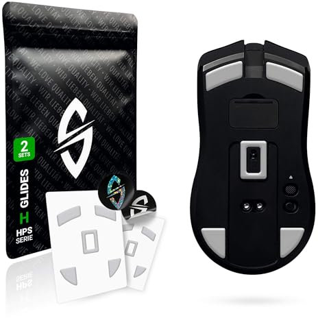 SensoryBoost HPS Glides (Set of 2) for Razer Viper Ultimate - Perfect Balance Speed & Control - Gentle, Rounded & Durable - Replacement Mouse Feet Skates - Gaming Mouse Upgrade