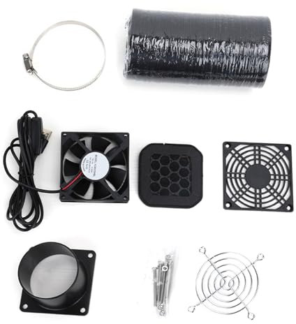 USB Ventilation Fan 3D Printer Enclosure Ventilation Kits Premium Dustproof Constant Ventilation Systems Accessories
