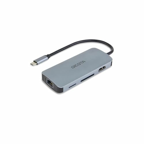 DICOTA USB C 8 en 1 Multi Hub 4K PD 100W