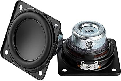 TGPGZHZFNA Altavoz de Rango Completo de 2 Pulgadas 4 Ohm 20W 52mm Neodimio Altavoces magnéticos Bricolaje for los Altavoces del Amplificador de Cine en casa 2pcs Altavoz de estantería