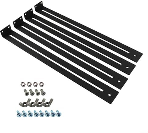 Schubladen-Reparatursatz, Reparaturzubehör für Möbelverstärkungen, Kompatibel mit Schubladen von 13 bis 24 Zoll, Halterung Geeignet für Schubladenschränke aus Holz/Spanplatten/MDF(2 Set)