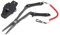 Fox Rage 12 Belt Pliers | Predator Fishing Pliers | for Unhooking and Crimping | Stainless-Steel | Tungsten Carbide Side Cutters | Serrated Jaws | Crimping Notch | Easy Grip Handle | Code NTL055