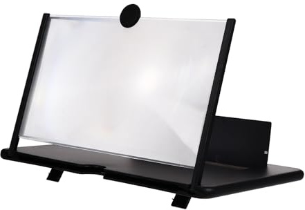 Artibetter Phone Screen Magnifier Rack Pulling Type Phone Screen Amplifier for Smartphone Magnifier for Watching Videos Desktop Stand for Home Use