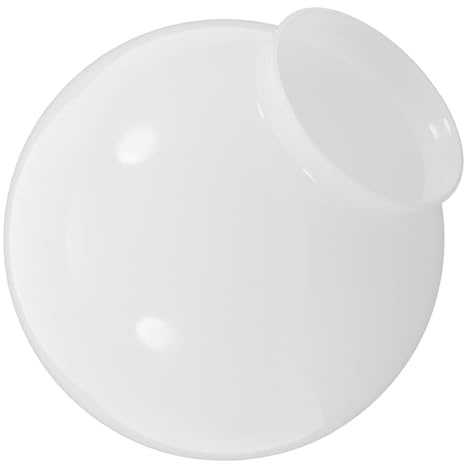 DOITOOL Abat-jour en Verre Laiteux Rond Ø150 Mm, Abat-jour de Rechange pour Ventilateur de Plafond, Globe en Verre Sphérique, Diffuseur Lumière Douce pour Lampe Suspendue et Appliques