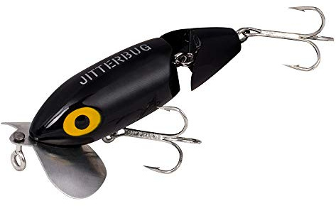 Arbogast Jointed Jitterbug - Black - 3 1/2