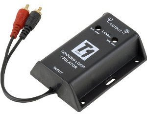 Autoleads 3-Pin RCA Ground Loop Isolator Cable for Audio Systems